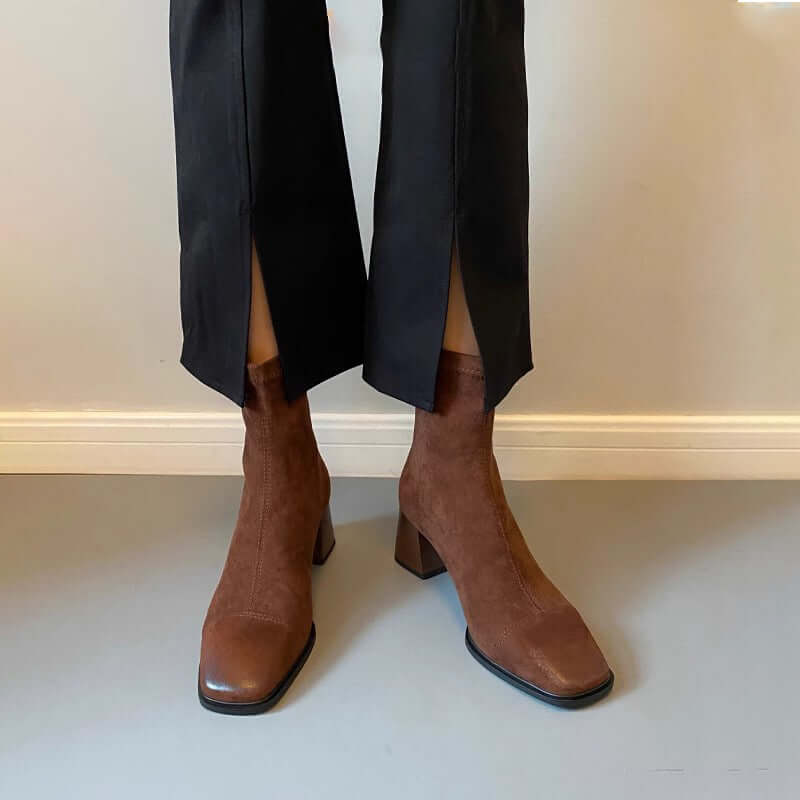 Suede Ankle Boots