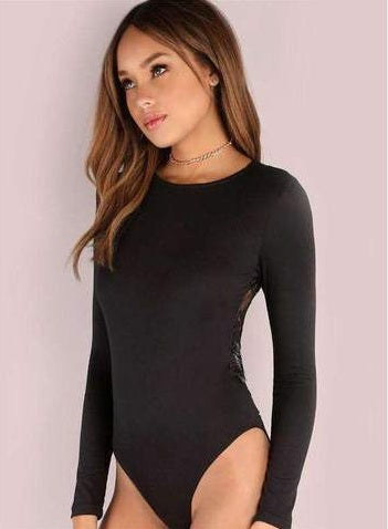 Halter Lace Bodysuit