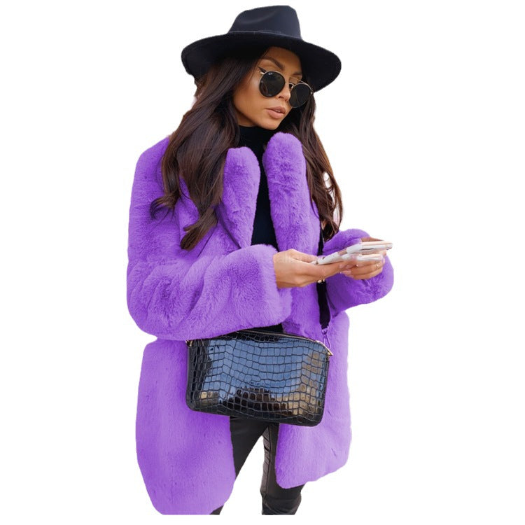 Velvet Fur Coat