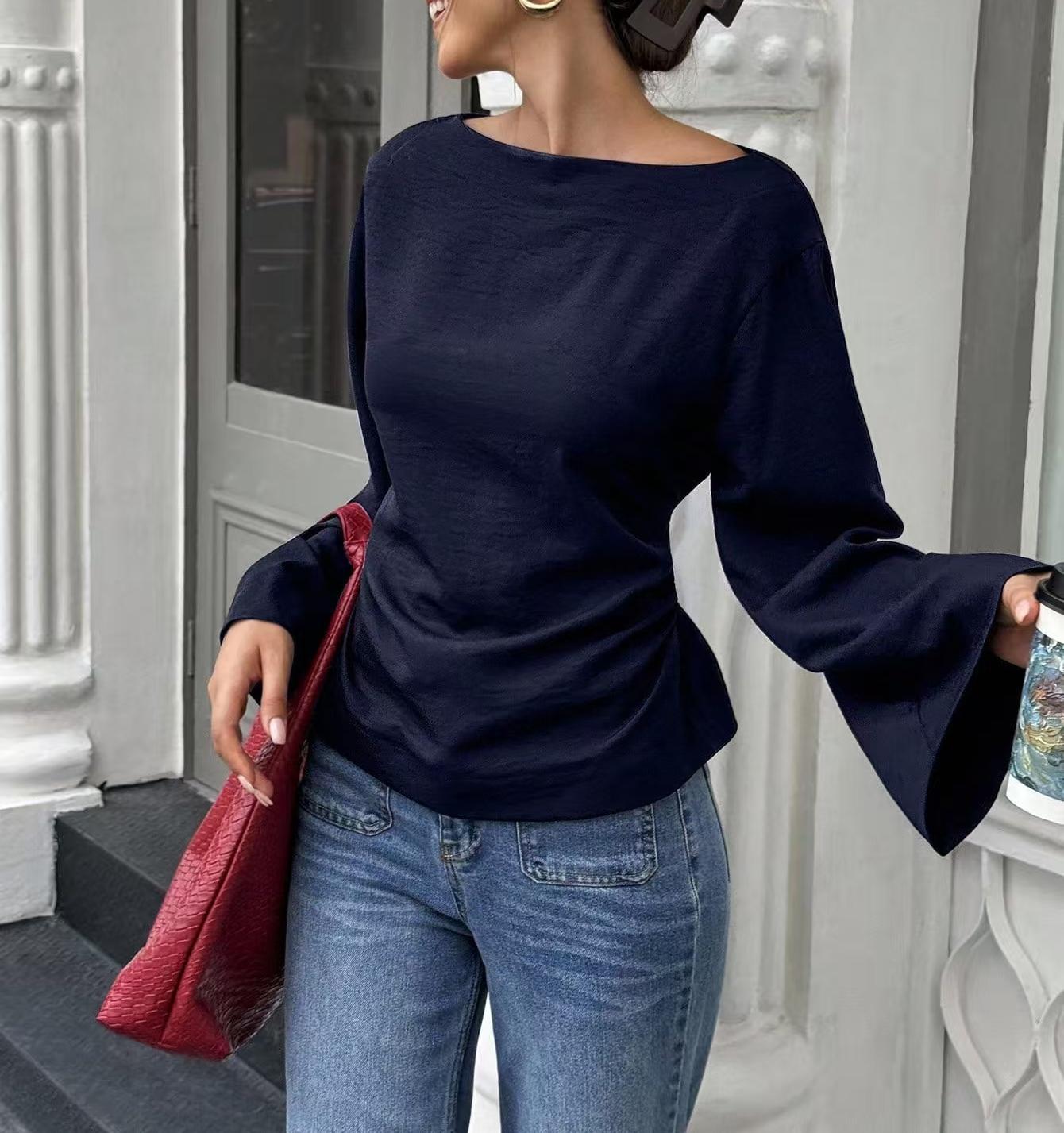 Velour Flare Top