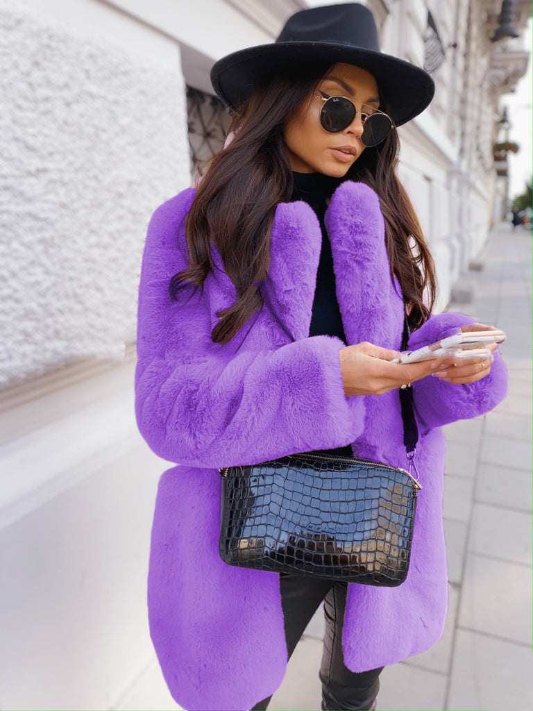 Velvet Fur Coat