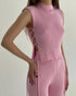 Knit Vest Suit Set