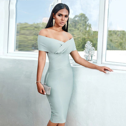 Épaule Bandage Dress