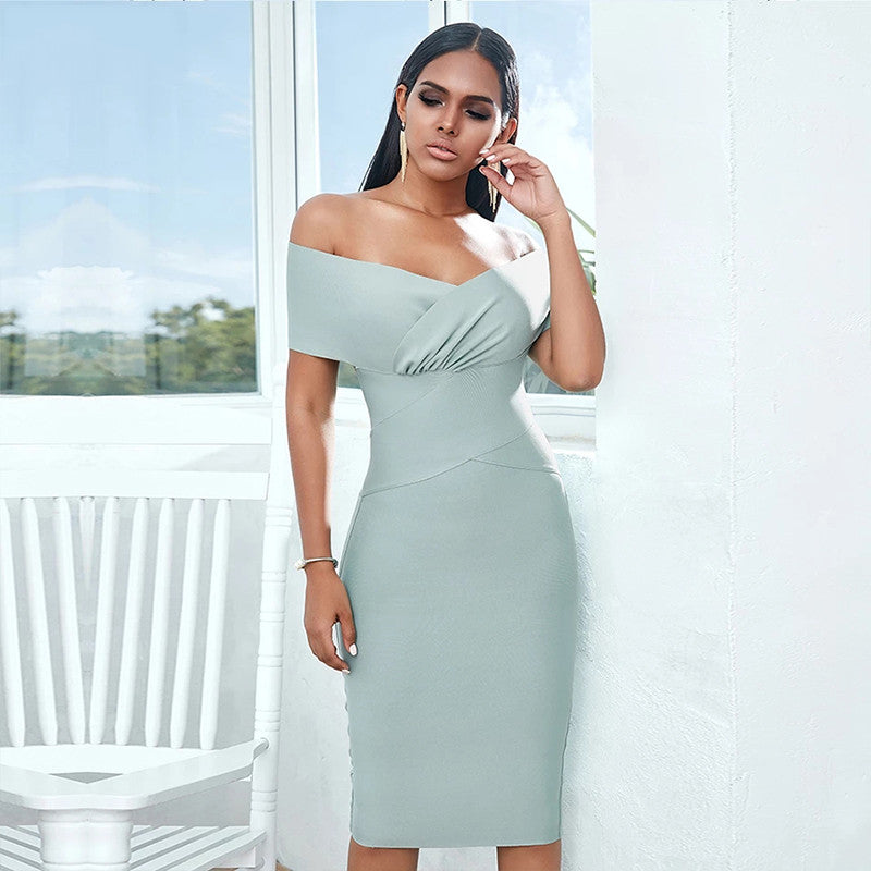 Épaule Bandage Dress