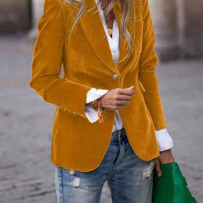 Velour Blazer