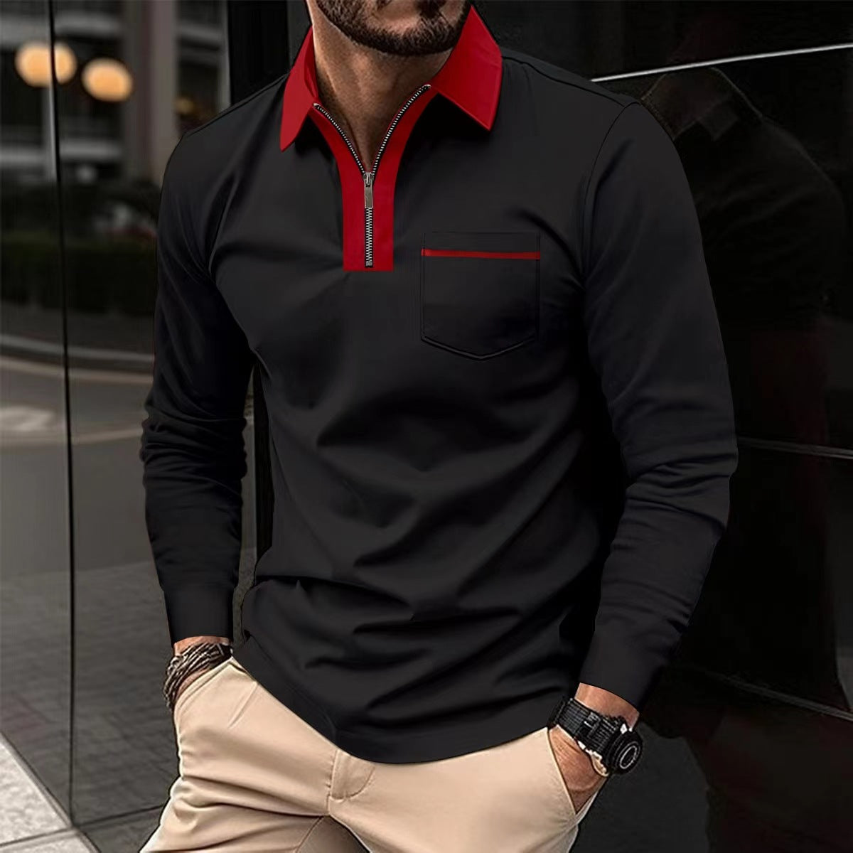 Sport Zip Polo