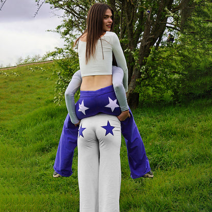 Printed Straight Pants
