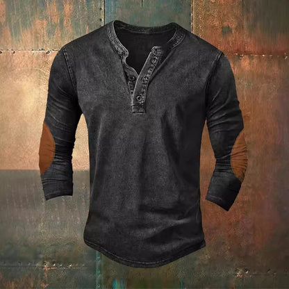 Printed Polo Sweater