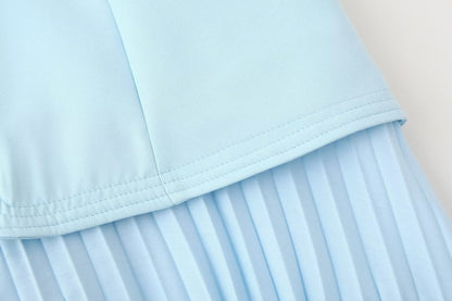 Doux Pleated Skirt Set