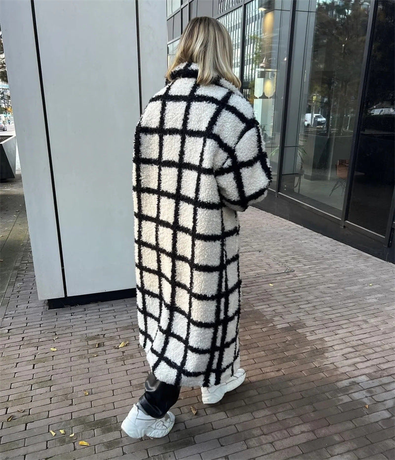 Plaid Polo Coat