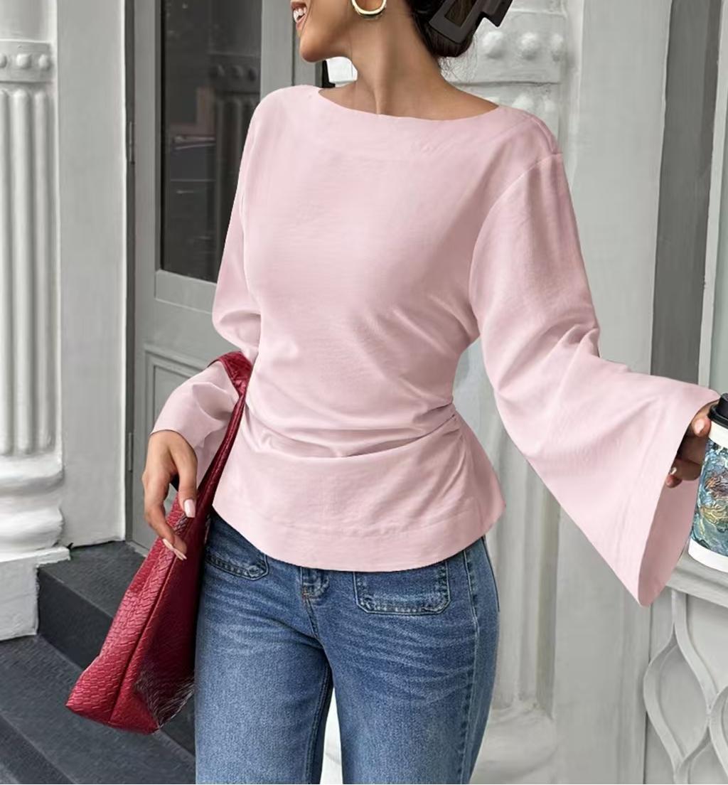 Velour Flare Top
