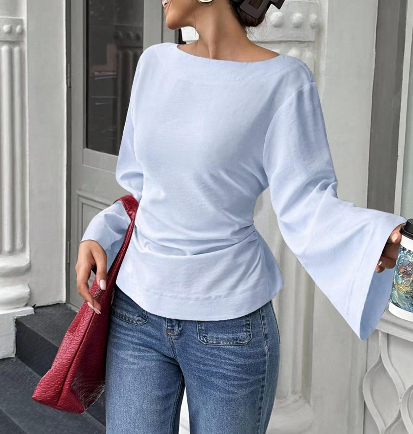 Velour Flare Top