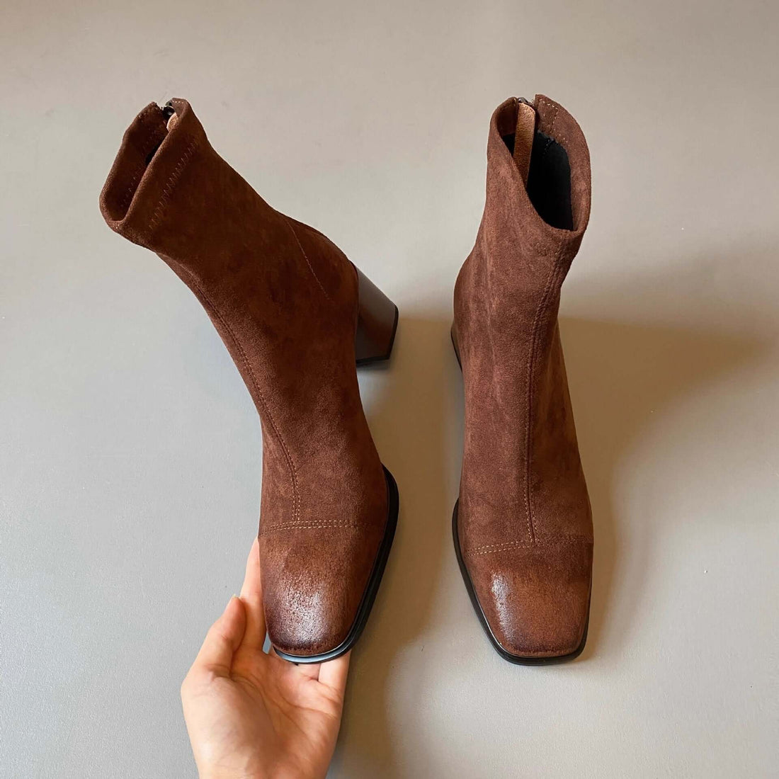 Suede Ankle Boots