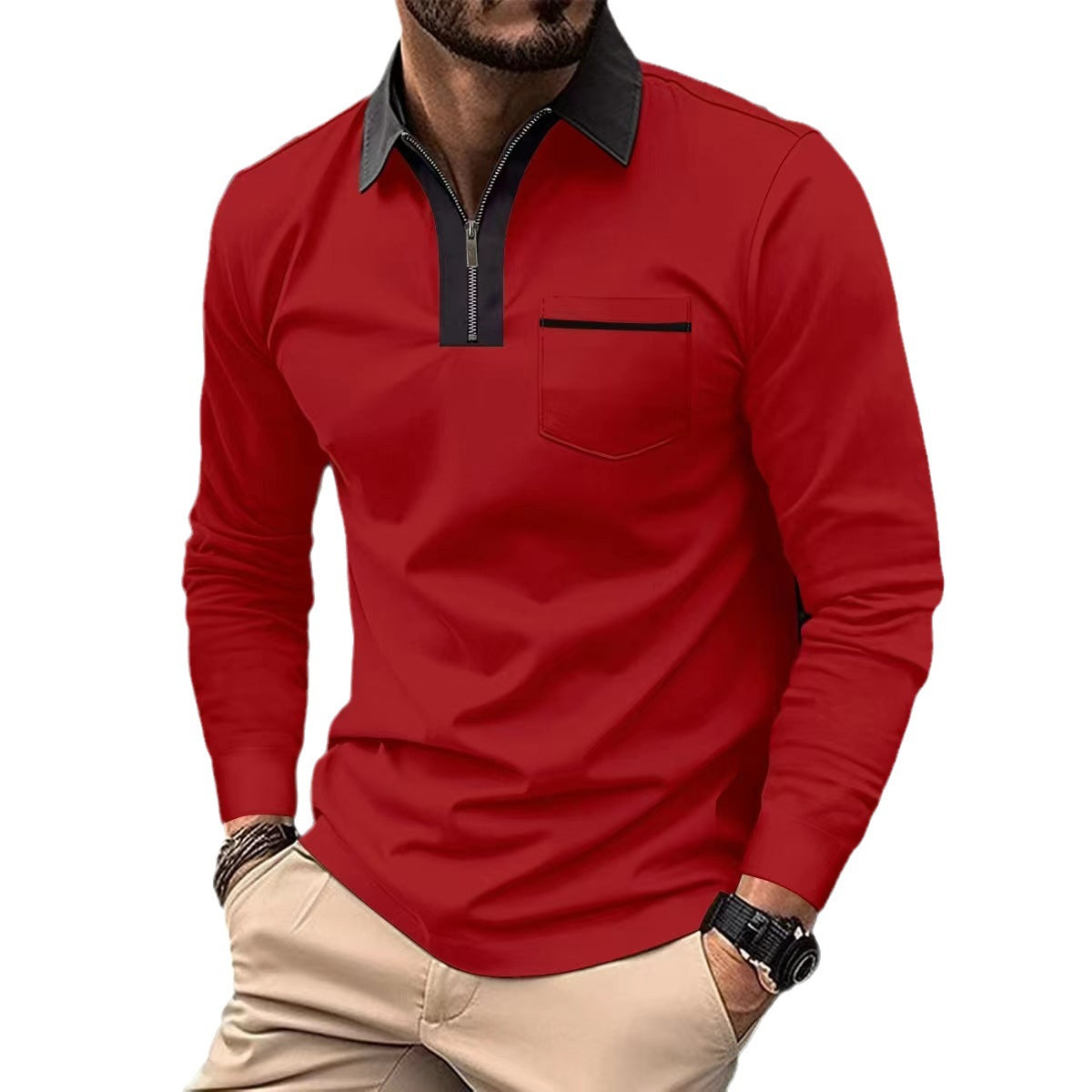 Sport Zip Polo