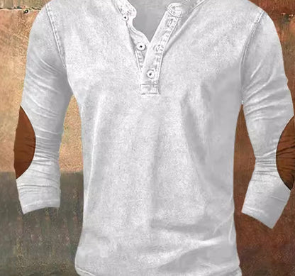 Printed Polo Sweater