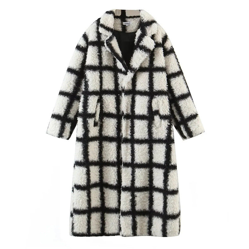 Plaid Polo Coat