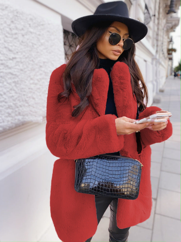 Velvet Fur Coat