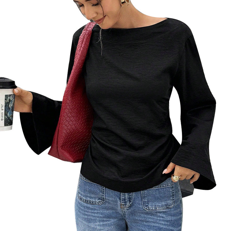 Velour Flare Top