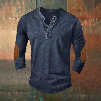 Printed Polo Sweater