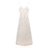 Foil Luxe Dress Foil Luxe Dress featuring a high-waisted, sleeveless design in a long, blended fabric.