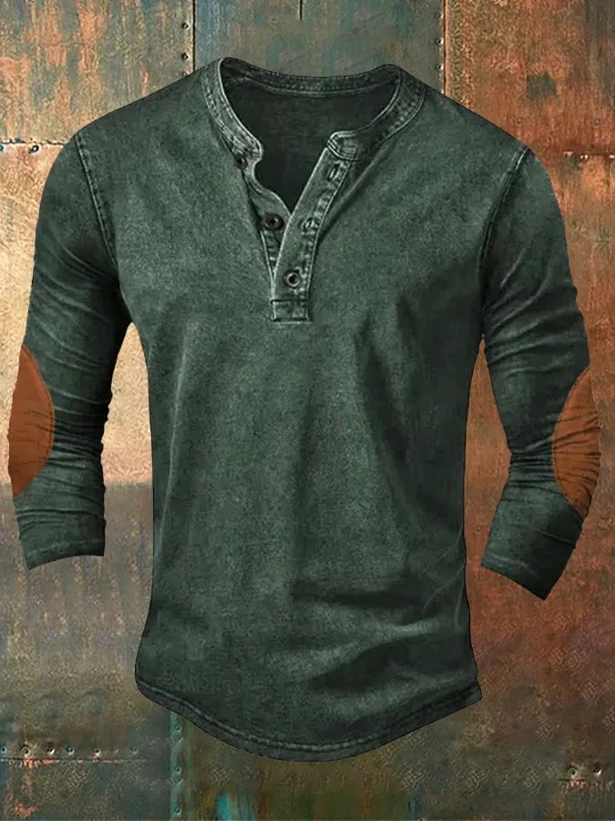 Printed Polo Sweater