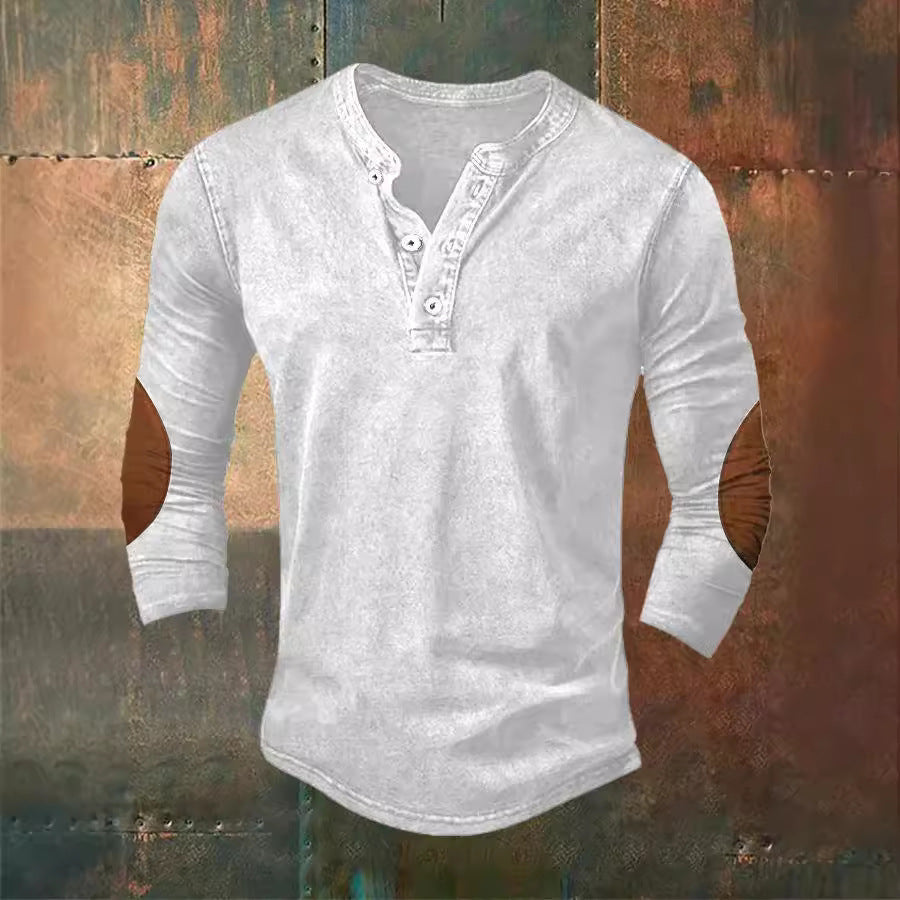 Printed Polo Sweater