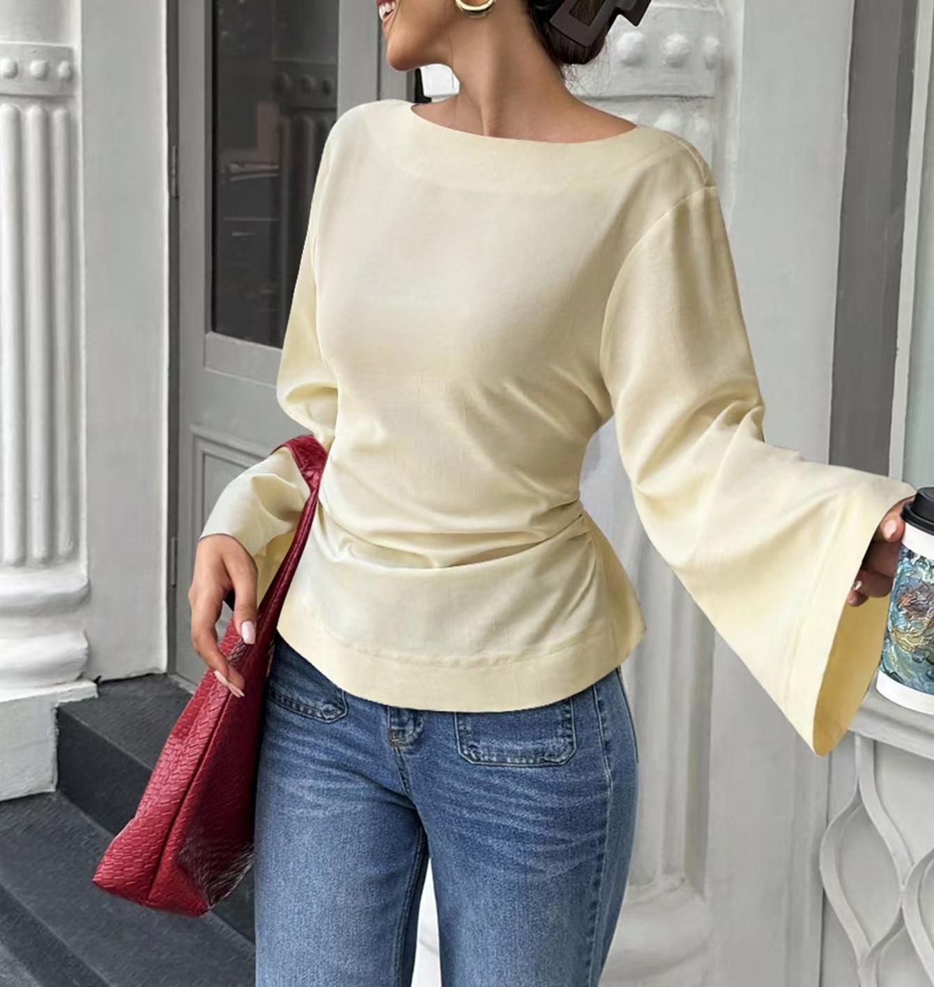 Velour Flare Top