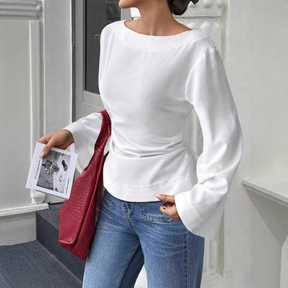 Velour Flare Top