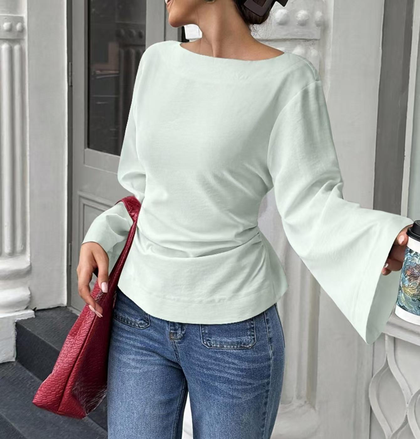 Velour Flare Top